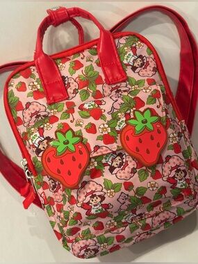 Sweet Strawberry Shortcake Mini Backpack 9”